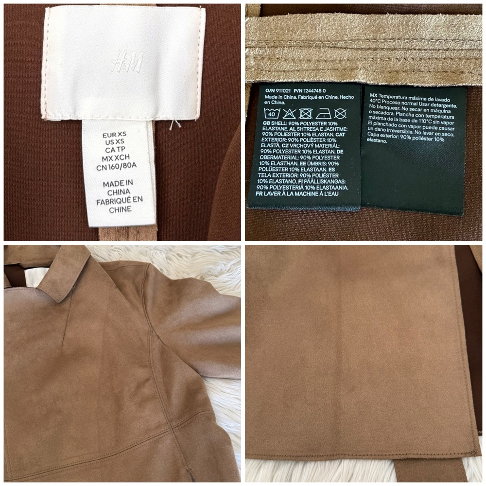 H&M Tan Long Coat - Picture 8 of 9